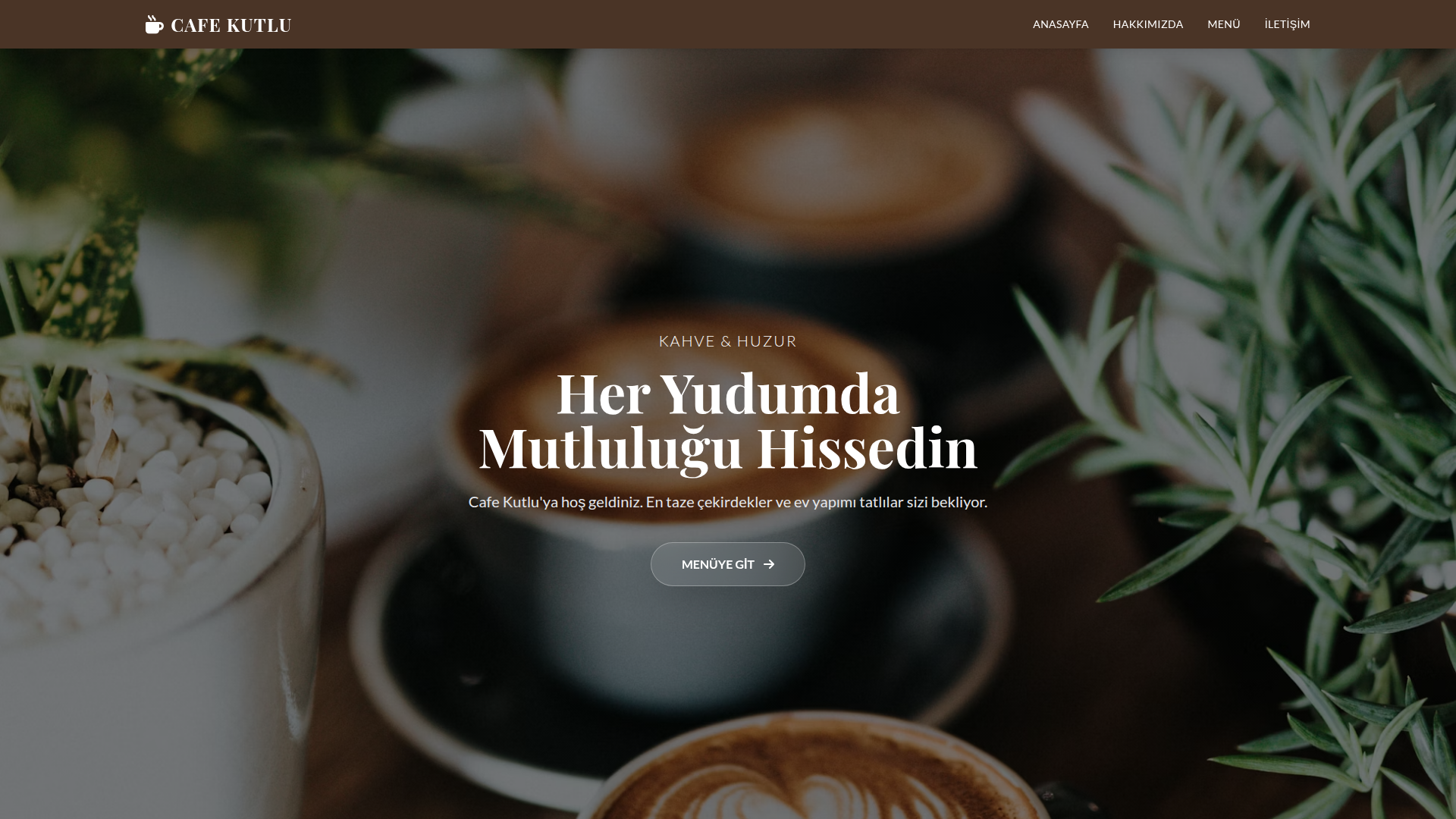 Cafe Kutlu Website